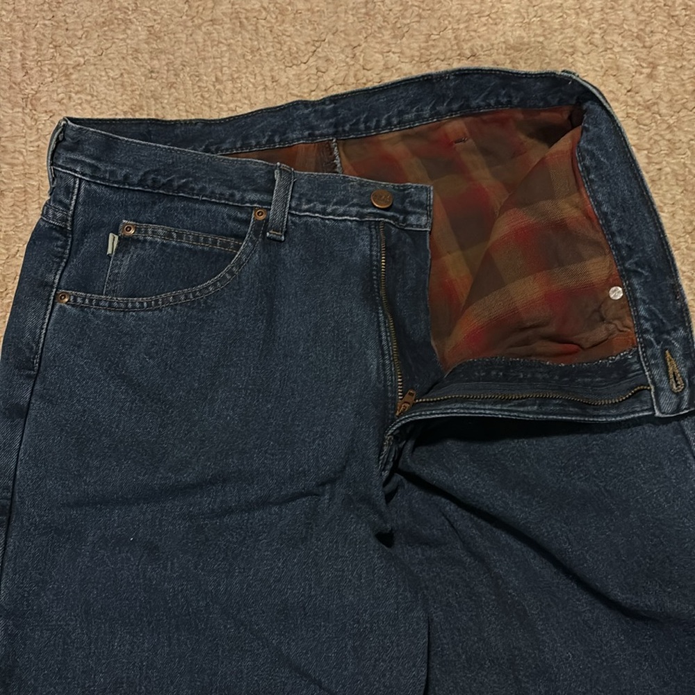 Men’s LL Bean flannel lined jeans